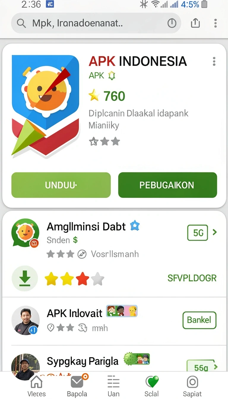 Tampilan utama aplikasi kopi77 App APK Terbaru yang intuitif dan efisien.
