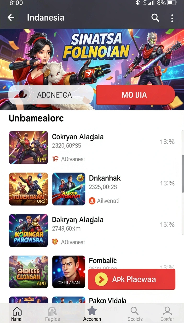Tampilan utama aplikasi Review Aplikasi uang77 yang intuitif dan efisien.