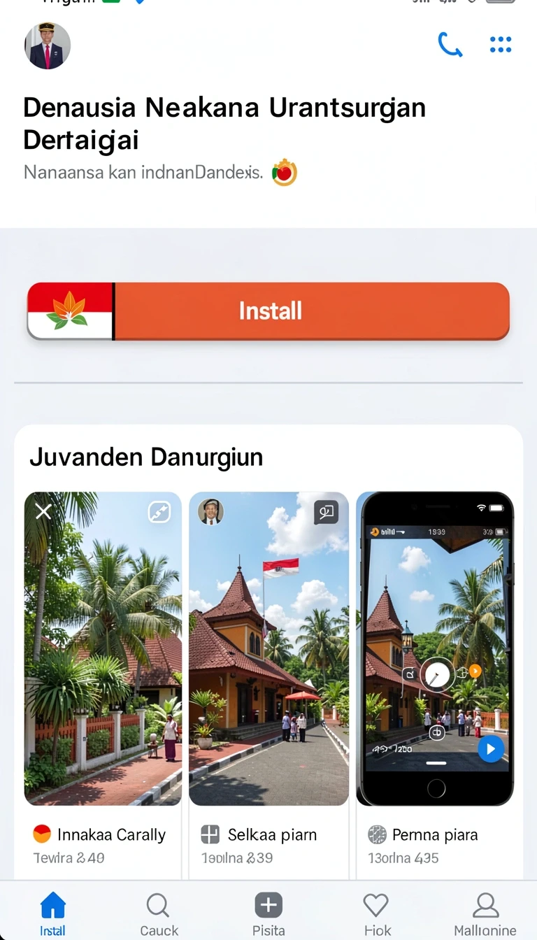 Tampilan utama aplikasi Review Aplikasi 55rt Versi Terbaru yang intuitif dan efisien.